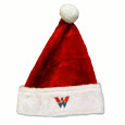 Western W Santa Hat