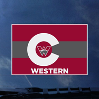 Wcu Colorado Flag Decal