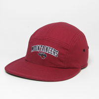 Western Camper 5-Panel Cap - Burgundy
