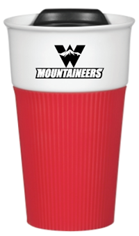 Mountaneer Ceramic Mug With Sillicone Sleeve