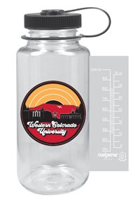 32 Oz. Widemouth Nalgene Fullcolor Uscape Farout - Clear