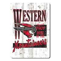 Western Interactivity Rectangle Wood Magnet