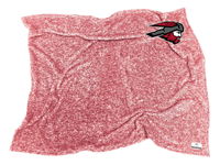 Mad Jack Plush Sherpa Flecked Blanket - Red