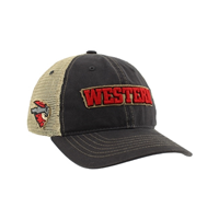 Western Washed Mesh Side Mad Jack Cap