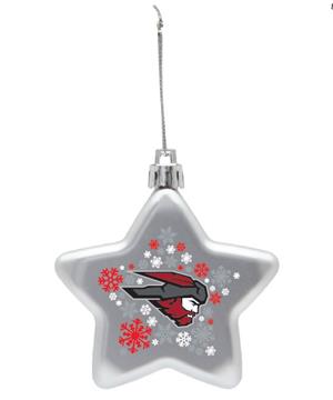 Western Shatter Resistant Star Ornament- Silver