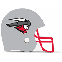 Western Football Wood Block Helmet