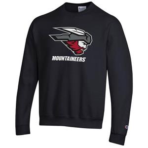 Mountianeers Elevated Twill Powerblend Crew- Black