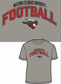 Western Mountaineers Dogwood Football Tee