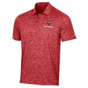 Western Micro Mesh Mad Jack Sport Polo - Htr Scarlet