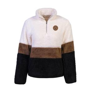 Western Avalon Genuine Leather Patch High-Pile Fleece