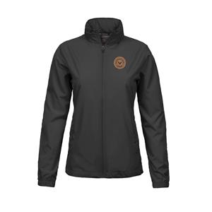 Western Atmos Genuine Leather Patch Ladies Windbreaker