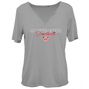 Mountaineers Ladies Dream Football Tee - Ath. Htr.