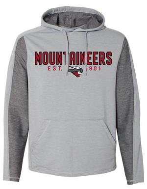 Mountaineers Athletic Omega Stretech Lt. Wt. Hood - Silver