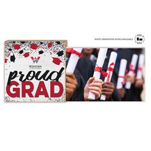Wcu Proud Grad Floating Picture Frame