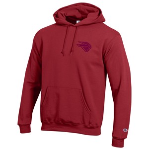 Western Leo Crimson Mad Jack Tonal Powerblend Hood - Cardinal