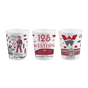  Matte Ceramic Shot Glass - Julia Gash 125 Years Of Western