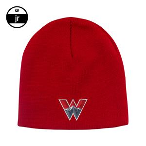 Western W Red Everest Youth Knit Beanie